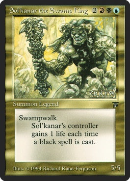 naokuroshop MTG [LEG][259][多][R][EN][Sol'kanar the Swamp King] NM