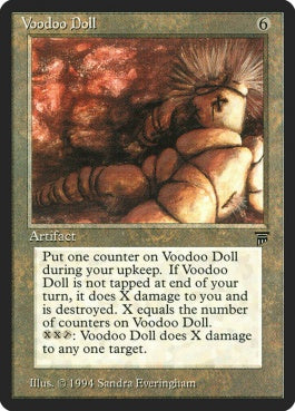 naokuroshop MTG [LEG][298][茶][R][EN][Voodoo Doll] NM