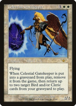 naokuroshop MTG [LGN][006][白][R][JP][天界の門番/Celestial Gatekeeper] NM