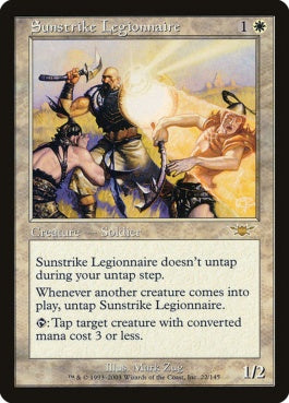 naokuroshop MTG [LGN][022][白][R][JP][陽光弾の軍団兵/Sunstrike Legionnaire] NM