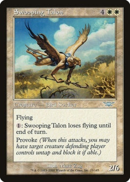 naokuroshop MTG [LGN][023][白][U][JP][急襲する鉤爪兵/Swooping Talon] NM