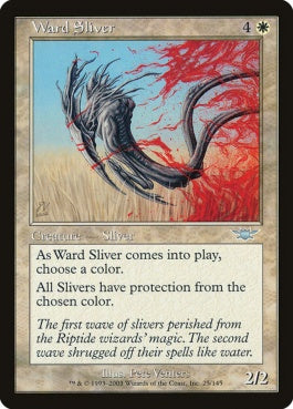 naokuroshop MTG [LGN][025][白][U][EN][護法スリヴァー/Ward Sliver] NM