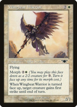 naokuroshop MTG [LGN][029][白][C][JP][羽ばたく戦士/Wingbeat Warrior] NM