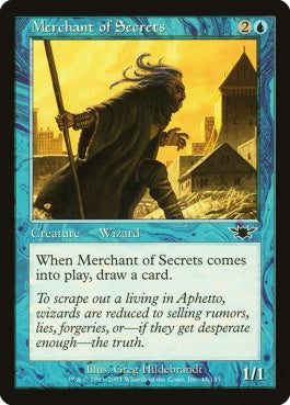 naokuroshop MTG [LGN][044][青][C][JP][秘密の商人/Merchant of Secrets] NM