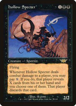 naokuroshop MTG [LGN][075][黒][R][EN][虚ろの死霊/Hollow Specter] NM