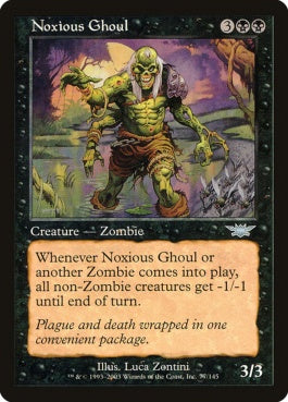 naokuroshop MTG [LGN][077][黒][U][JP][有毒グール/Noxious Ghoul] NM