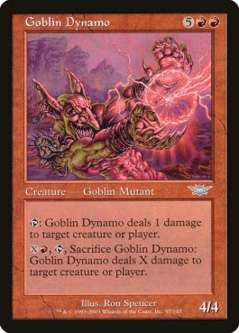 naokuroshop MTG [LGN][097][赤][U][JP][ゴブリンの働き者/Goblin Dynamo] NM