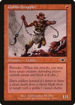 naokuroshop MTG [LGN][100][赤][C][EN][ゴブリンの闘士/Goblin Grappler] NM