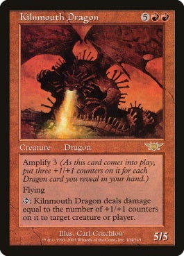 naokuroshop MTG [LGN][104][赤][R][JP][窯口のドラゴン/Kilnmouth Dragon] NM