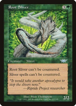 naokuroshop MTG [LGN][137][緑][U][EN][樹根スリヴァー/Root Sliver] NM