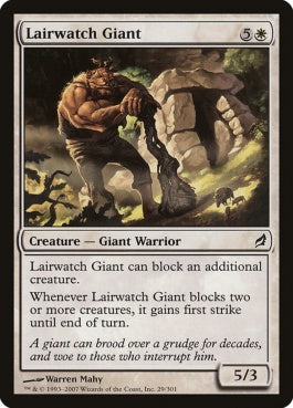 naokuroshop MTG [LRW][029][白][C][EN][住処見張りの巨人/Lairwatch Giant] NM