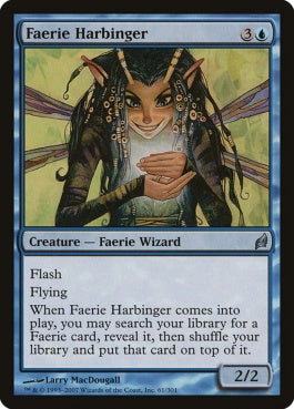 naokuroshop MTG [LRW][061][青][U][EN][妖精の先触れ/Faerie Harbinger] NM