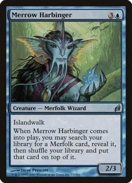 naokuroshop MTG [LRW][073][青][U][EN][メロウの先触れ/Merrow Harbinger] NM