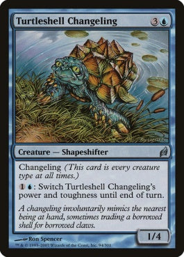 naokuroshop MTG [LRW][094][青][U][EN][亀の甲の変わり身/Turtleshell Changeling] NM