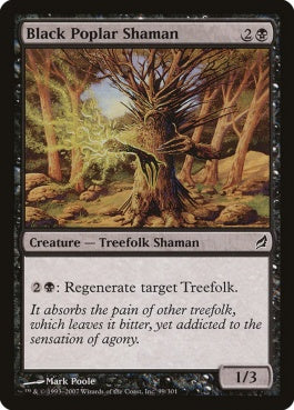 naokuroshop MTG [LRW][099][黒][C][EN][黒ポプラのシャーマン/Black Poplar Shaman] NM