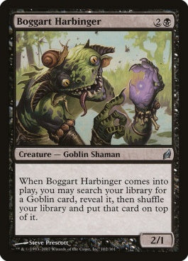 naokuroshop MTG [LRW][102][黒][U][EN][ボガートの先触れ/Boggart Harbinger] NM