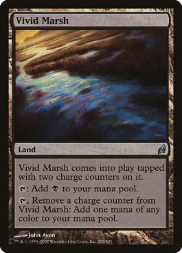 naokuroshop MTG [LRW][278][土地][U][EN][鮮烈な湿地/Vivid Marsh] NM