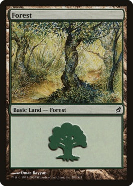 naokuroshop MTG [LRW][298][土地][C][EN][森/Forest] NM