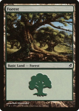 naokuroshop MTG [LRW][299][土地][C][EN][森/Forest] NM