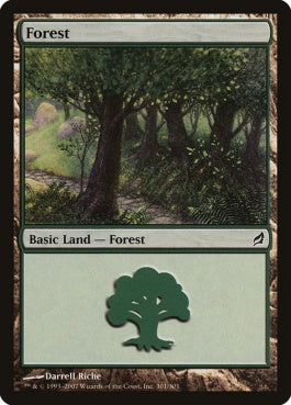 naokuroshop MTG [LRW][301][土地][C][EN][森/Forest] NM