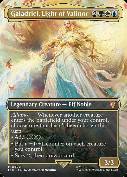 naokuroshop MTG [LTC][0498][多][M][EN][Galadriel, Light of Valinor] NM