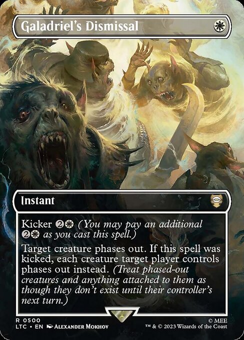 naokuroshop MTG [LTC][0500][白][R][EN][Galadriel's Dismissal]（foil） NM