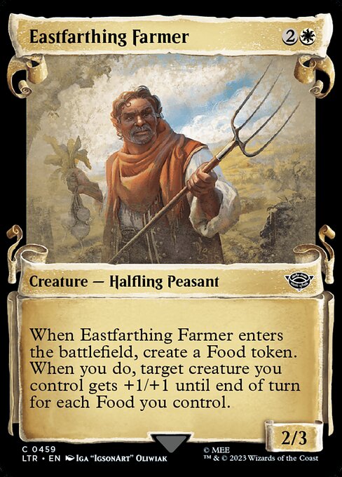 naokuroshop MTG [LTR][0459][白][C][EN][東四が一の庄の農夫/Eastfarthing Farmer]（foil） NM