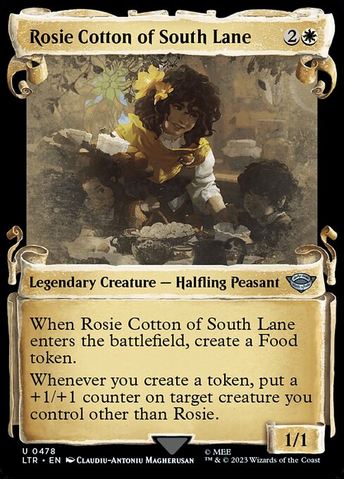 naokuroshop MTG [LTR][0478][白][U][EN][南小路のロージー・コトン/Rosie Cotton of South Lane]（foil） NM