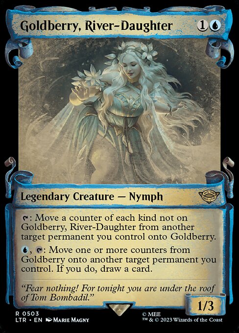 naokuroshop MTG [LTR][0503][青][R][EN][川の娘、ゴールドベリ/Goldberry, River-Daughter]（foil） NM