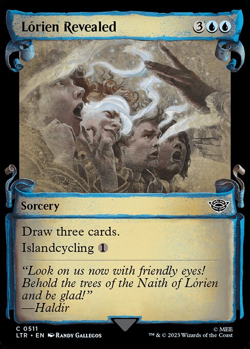 naokuroshop MTG [LTR][0511][青][C][EN][ロリアンの発見/Lórien Revealed] NM