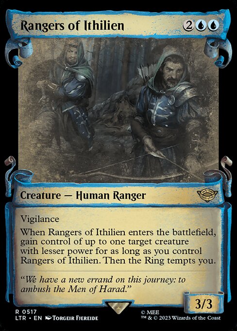 naokuroshop MTG [LTR][0517][青][R][EN][イシリアンのレンジャー/Rangers of Ithilien]（foil） NM