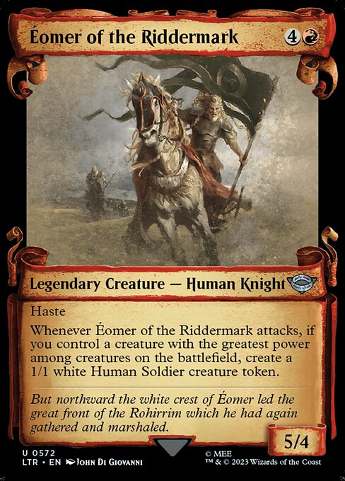 naokuroshop MTG [LTR][0572][赤][U][EN][騎士国のエオメル/Éomer of the Riddermark] NM