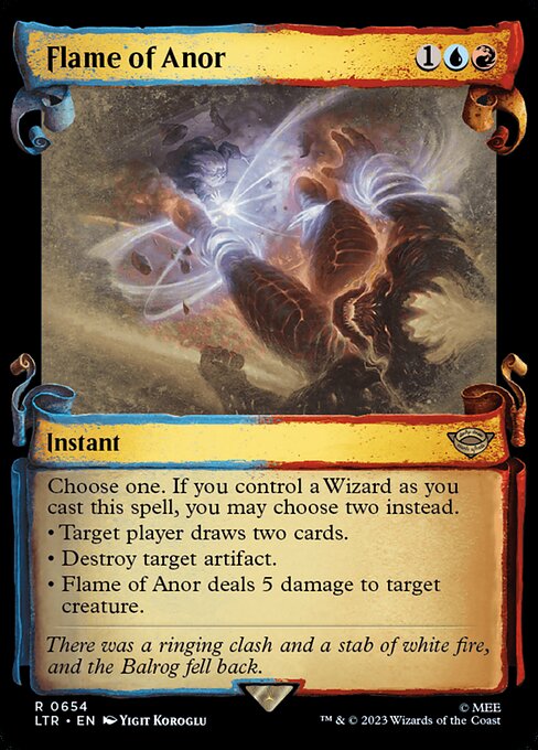 naokuroshop MTG [LTR][0654][多][R][EN][アノールの焔/Flame of Anor] NM