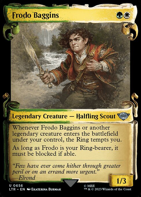 naokuroshop MTG [LTR][0656][多][U][EN][フロド・バギンズ/Frodo Baggins]（foil） NM