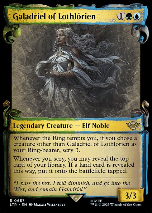 naokuroshop MTG [LTR][0657][多][R][EN][ロスロリアンのガラドリエル/Galadriel of Lothl?rien] NM