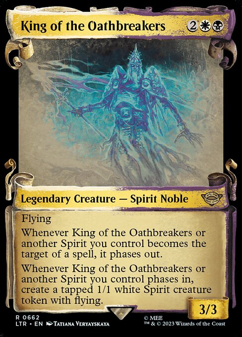 naokuroshop MTG [LTR][0662][多][R][EN][誓言破りし者の王/King of the Oathbreakers]（foil） NM