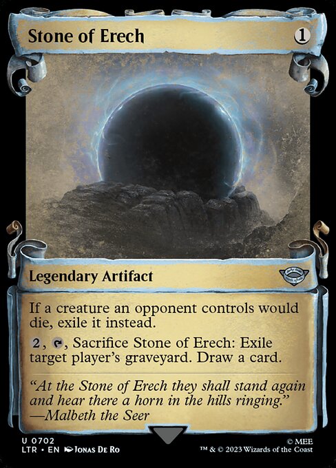 naokuroshop MTG [LTR][0702][茶][U][EN][エレヒの石/Stone of Erech] NM