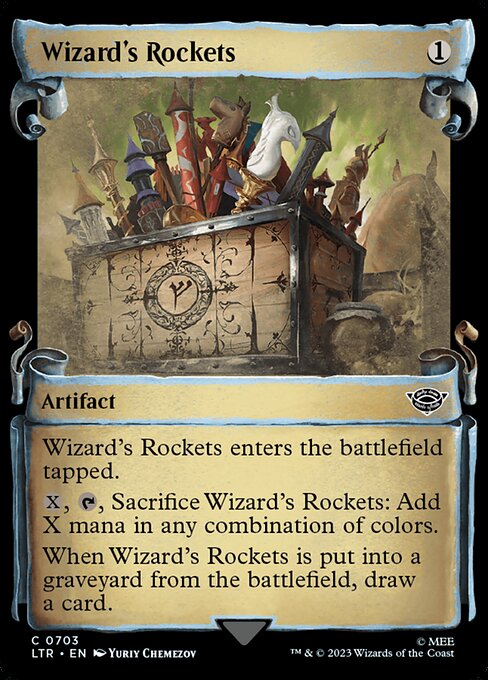 naokuroshop MTG [LTR][0703][茶][C][EN][魔法使の打ち上げ花火/Wizard's Rockets] NM