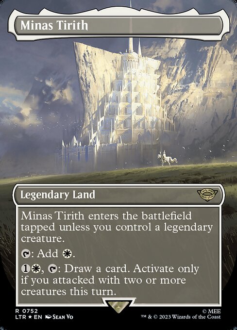 naokuroshop MTG [LTR][0752][土地][R][EN][ミナス・ティリス/Minas Tirith] NM