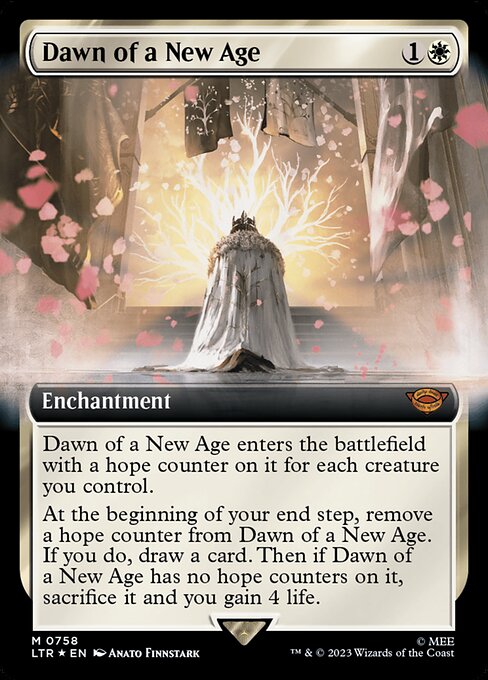 naokuroshop MTG [LTR][0758][白][M][EN][新たなる紀の始まり/Dawn of a New Age] NM