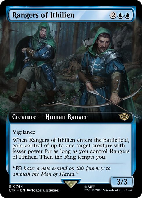 naokuroshop MTG [LTR][0764][青][R][EN][イシリアンのレンジャー/Rangers of Ithilien] NM