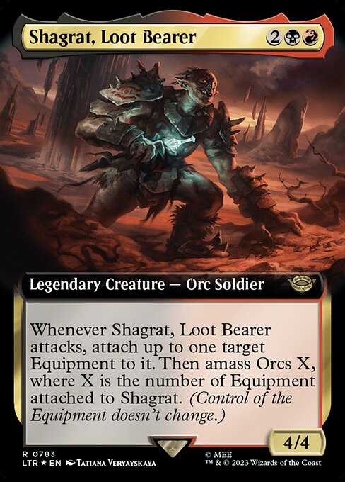 naokuroshop MTG [LTR][0783][多][R][EN][戦利品運び、シャグラト/Shagrat, Loot Bearer] NM