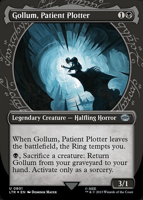 naokuroshop MTG [LTR][0801][黒][U][EN][忍耐強く企む者、ゴラム/Gollum, Patient Plotter] NM