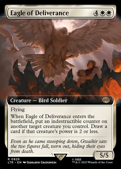 naokuroshop MTG [LTR][0829][白][R][EN][Eagle of Deliverance] NM