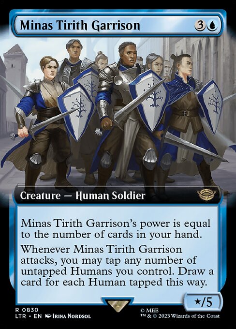 naokuroshop MTG [LTR][0830][青][R][EN][Minas Tirith Garrison] NM