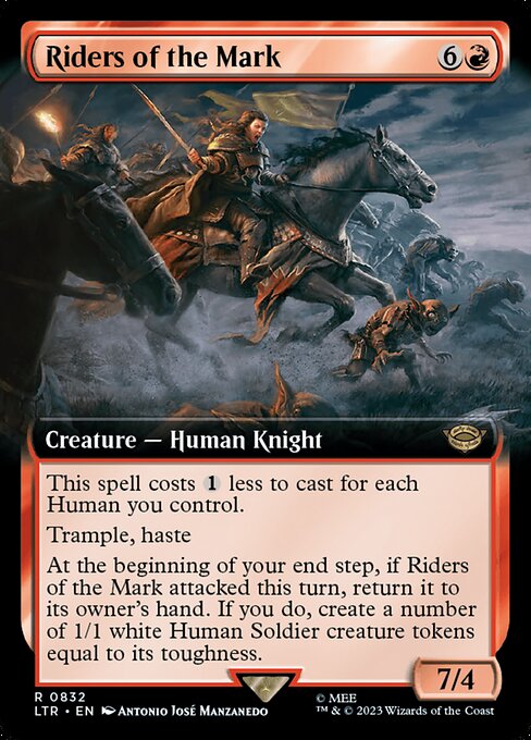 naokuroshop MTG [LTR][0832][赤][R][EN][Riders of the Mark] NM