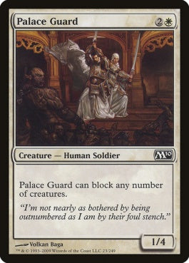 naokuroshop MTG [M10][023][白][C][EN][宮殿の護衛/Palace Guard] NM