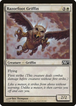 naokuroshop MTG [M10][025][白][C][EN][カミソリ足のグリフィン/Razorfoot Griffin] NM