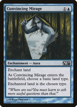 naokuroshop MTG [M10][046][青][C][EN][見紛う蜃気楼/Convincing Mirage] NM