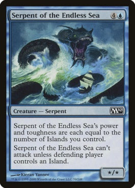 naokuroshop MTG [M10][070][青][C][EN][終わり無き海の海蛇/Serpent of the Endless Sea] NM